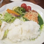 キッチン ブルー グローブ - 最後のワンプレート