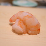 Sushi Mei No - 相変わらずボタン海老の大きくて甘いこと。