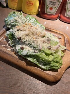 taishuubisutoromonsuta- - ロメインレタスのシーザーサラダ