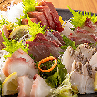 《인기》전국 각지에서 구매하는 고급 생선을 생선회로 즐길 수 있다!