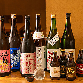 We have a wide selection of local sake from all over Japan to complement your meal! Non-alcoholic options available too!