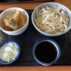 登治うどん - 料理写真:平日ランチセット「うどん+ミニきす天丼」790円