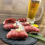 4種の牛タン＆炙り肉寿司食べ放題 完全個室居酒屋 やまと - 