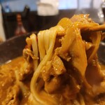 豚肉汁うどん べ - 