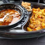 RE:RAKUDO - スパイシーチキン＋春野菜のベジキーマ