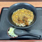 駅そば 菜の花そば - カレーそば