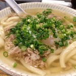 串かつ でんがな - 肉吸いうどん➕温泉玉子  680円