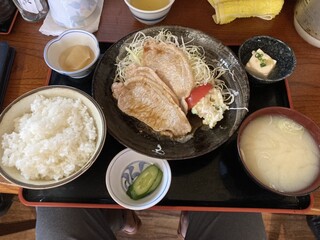 Zenigata - 生姜焼き発祥と言われている銭形の生姜焼き定食（900円）