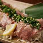Sendai beef tongue wrapped in green onions 3 pieces
