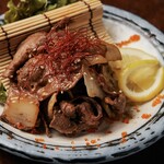Sendai beef tongue grilled with red miso