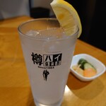 洋食堂やましげ - レモンサワー