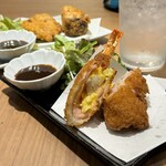 すし酒場 したまちや - ハムカツ