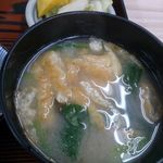 三幸軒 - みそ汁（ギョーザ定食）