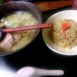 炒飯ラーメンセット(塩ラーメン)