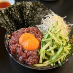 高円寺 焼肉ここち - 牛たたきユッケ