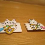 神保町 傳 - 箸の包み紙（招福ねこ）