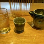 Tanaka An - 十右衛門と冷たい蕎麦茶(チェイサー)