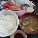 魚勝 青野水産 - スタンダード定食 1280円
