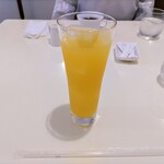 Teppan Dainingu Ryou - セットのオレンジジュース！