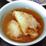 かめ福 - カマスの天ぷら（食べかけで失礼します）