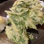 はなの舞  - 料理写真:明日葉の天ぷら
