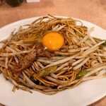 あぺたいと - 両面焼きそば生卵トッピング