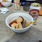 信玄茶屋 - 料理写真:おでん＆ビール