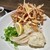 麺匠 空海 - 料理写真:かきあげぶっかけうどん（冷）
          半熟玉子の天ぷら
