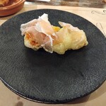 Nonna Nietta - 卵茸とウスムラサキホウキ茸のフリットとロンツァ