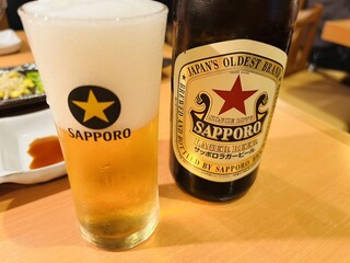 Yakiniku Shimizu - サッポロラガービール