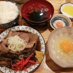 大衆酒場 長次郎 - 肉豆腐定食♪