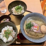 242972610 - 鯛塩らぁ麺＋鯛茶漬けセット、味玉、鯛めし