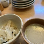 鶏 かんのや - ２日連続マイプランニング　お通しも鶏スープ！