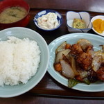 正華 - '14/02/16 糖醋肉塊（すぶた）定食（700円）