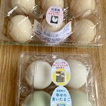 筑前町ファーマーズマーケットみなみの里 - うこっけい卵　８００円・色鶏たまご  ３９０円
　　　　　　　　　　　　　　色どりフィールドさん