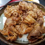 寿美吉 - ミニ焼肉丼。