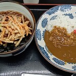 立喰いそば 山吹 - 朝セットC(500円)