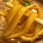 Kishimen Amano - 小麦の密度が高くガシッと食べ応えのある平打ち麺