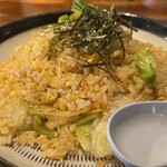 三文鱼莴苣炒饭
