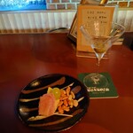 ボンソワール - チャームは生ハム&フルーツ＋柿ピー