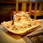 Hiroshima Fuu Okonomiyaki Yuuka - チーズおにぎり・断面
