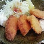 Fukuzawa - 海老クリームコロッケとホタテフライ定食