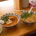 六長屋 - 博多外伝と博多ラーメン（あっさり）