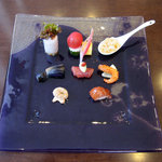 モダンチャイニーズkita - 蒸し鶏の生春巻き/鹿児島黒豚の叉焼 etc