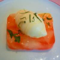 キノシタ - ランチ・デザートのグレープフルーツカンパリゼリー寄せ