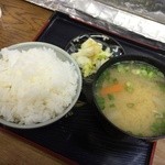 Mangorou - 御飯と味噌汁のセット