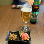 近江牛 毛利志満 近江八幡本店 - ノンアルビール＆すき焼き（極）：アミューズ
