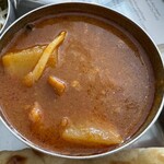 シャグン - 日替わりカレー、この日はカブのカレーでした