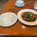 かざみどり - 牛肉の赤ワイン煮とライス