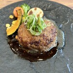 肉食家さんのハンバーグ にくきゅうグリル - 